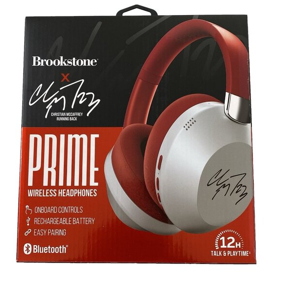 Brookstone Christian McCaffrey 49ers Running Back Prime Wireless Headphones